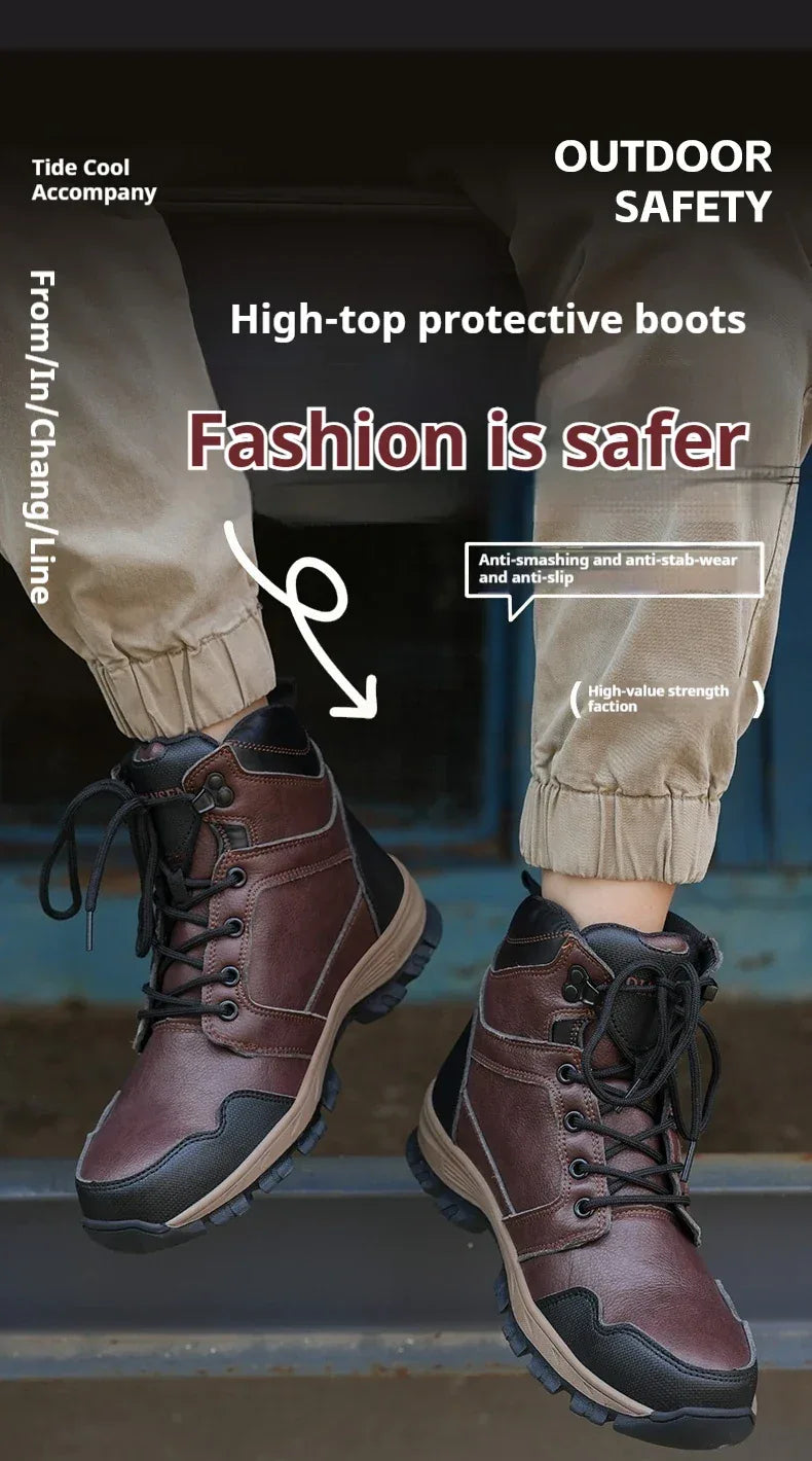 Kankeirr Waterproof Man's Safety Boots - ShopHub