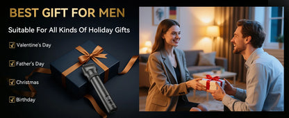 Kensen S29 Hair Trimmer - 2 in 1 Adjustable Hair Clipper Kit with Electric Razor for Wet/Dry Hair Cutting and Nose Hair Trimming