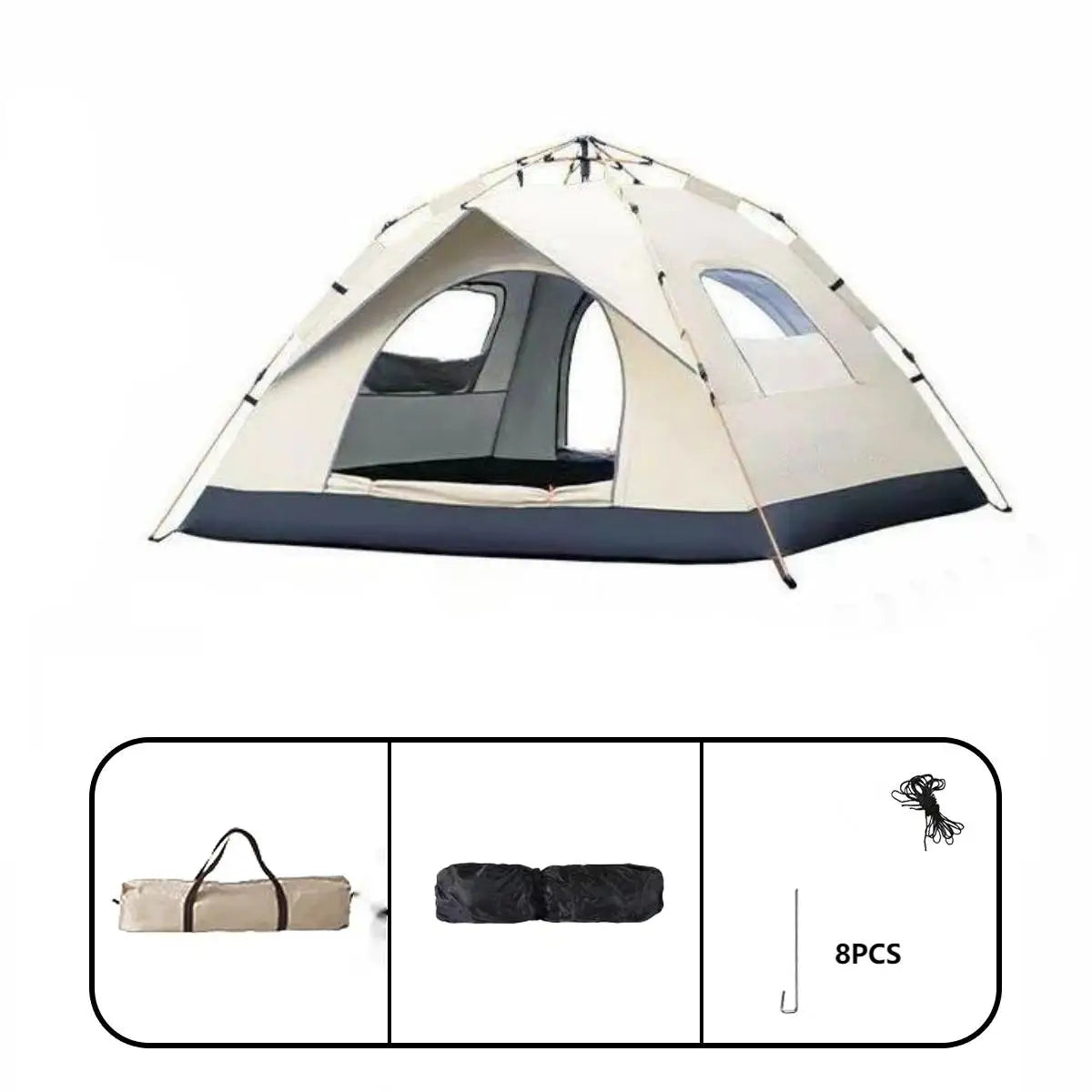 Automatic Quick-Open Camping Tent (2 sizes available) Habicare