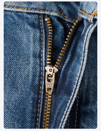 SIMWOOD 2026 Autumn New Loose Relax 13.5oz Heavyweight Washed Vintage Jeans Men Denim Pants Retro  Streetwear