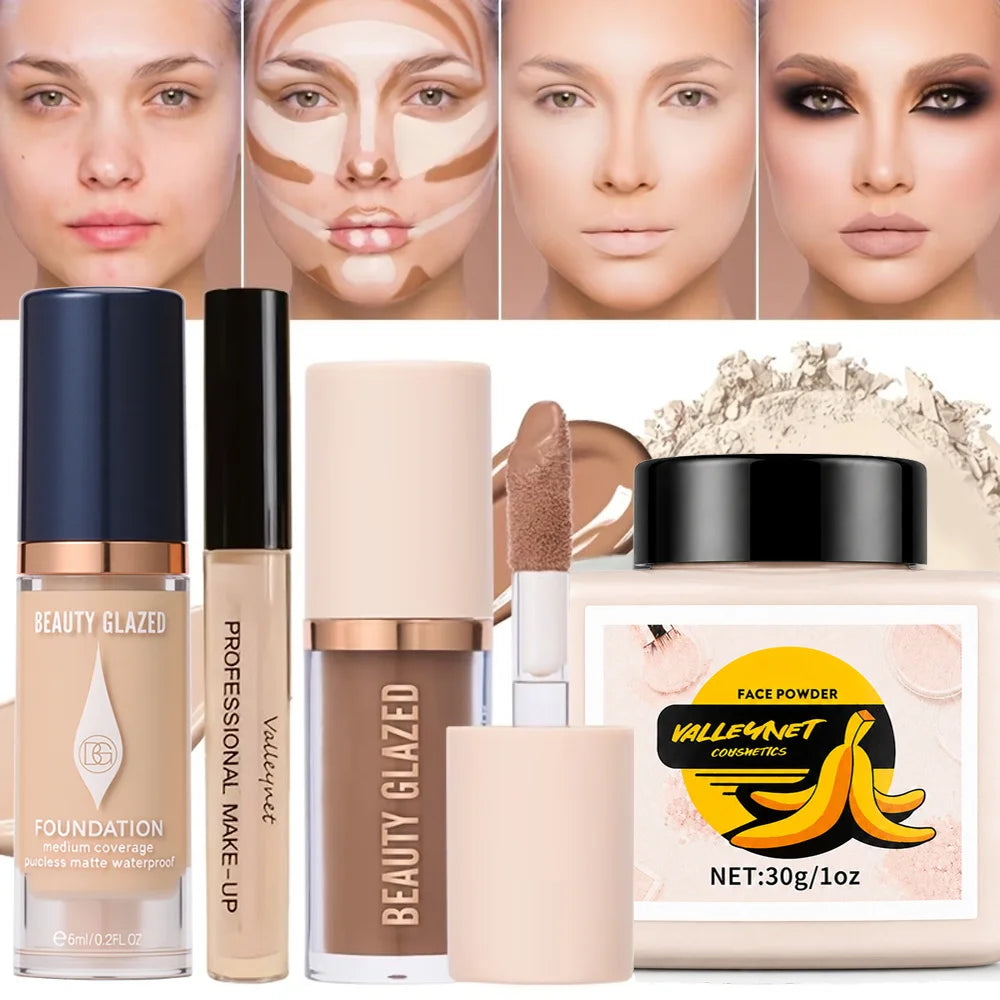 4pcs Face Makeup Set