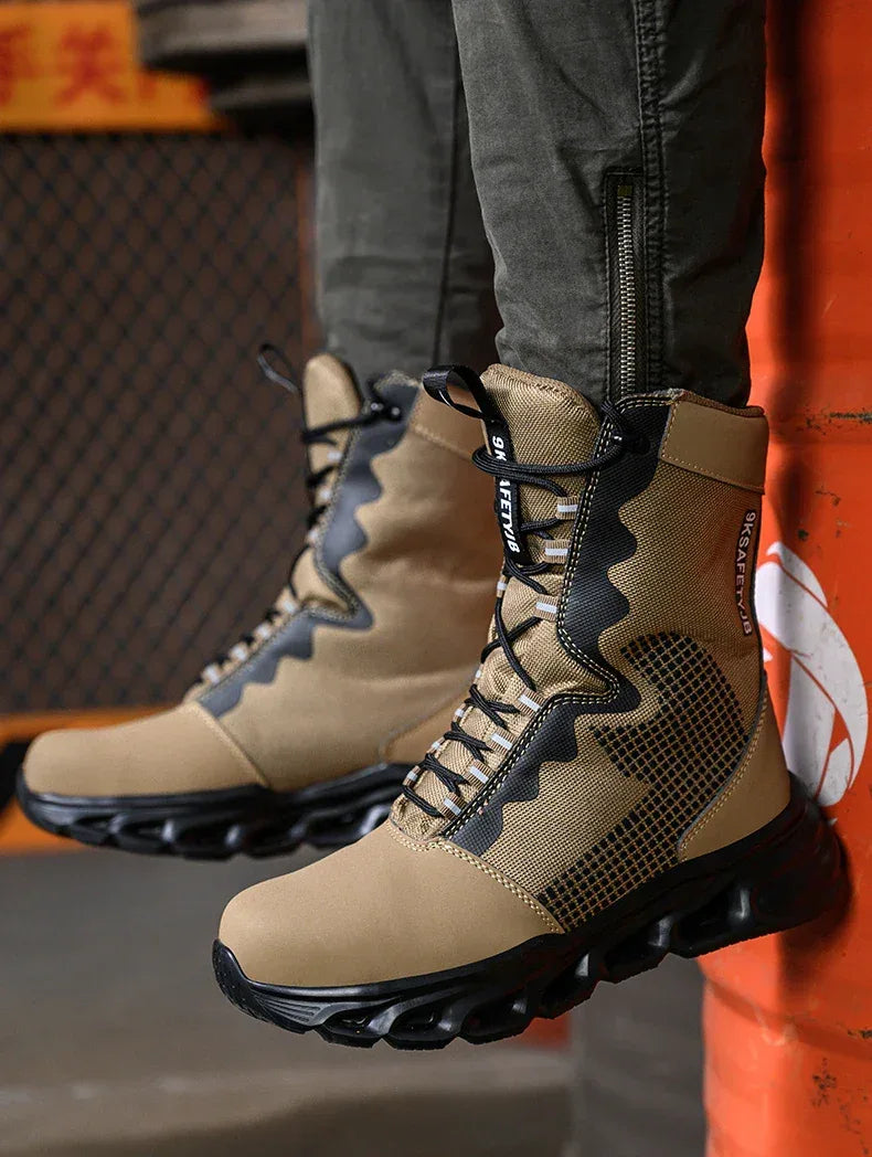 Kankeirr Indestructible Men's Steel Toe Work Boots - ShopHub