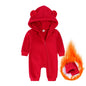 Kids Tales Little Bear Cotton-Blend Zip Baby Romper