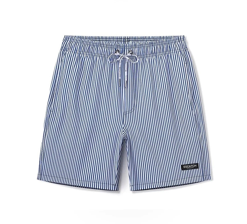 Men's summer boardshorts from ShopHub NZ featuring breathable polyester mesh, elastic waist, side pockets, ideal for beach and gym use.