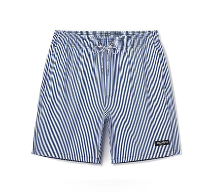 Men's summer boardshorts from ShopHub NZ featuring breathable polyester mesh, elastic waist, side pockets, ideal for beach and gym use.