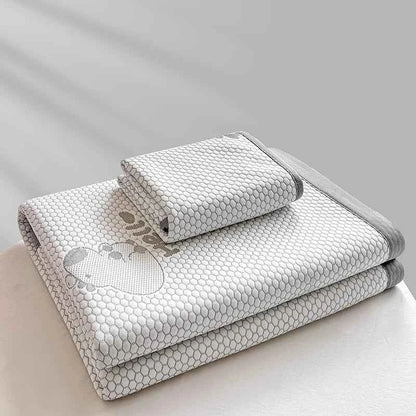 New Capibara Cooling Mat for Bed Breathable Sleeping Naked Ice Bean Summer Mat Coolness Bed Mat Cool Down Mattress Protector Pad