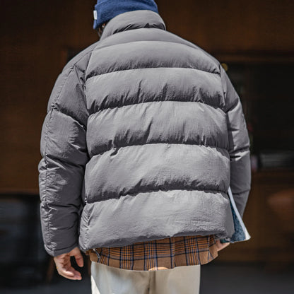 MADEN Retro Raglan Padded Jacket | Grey