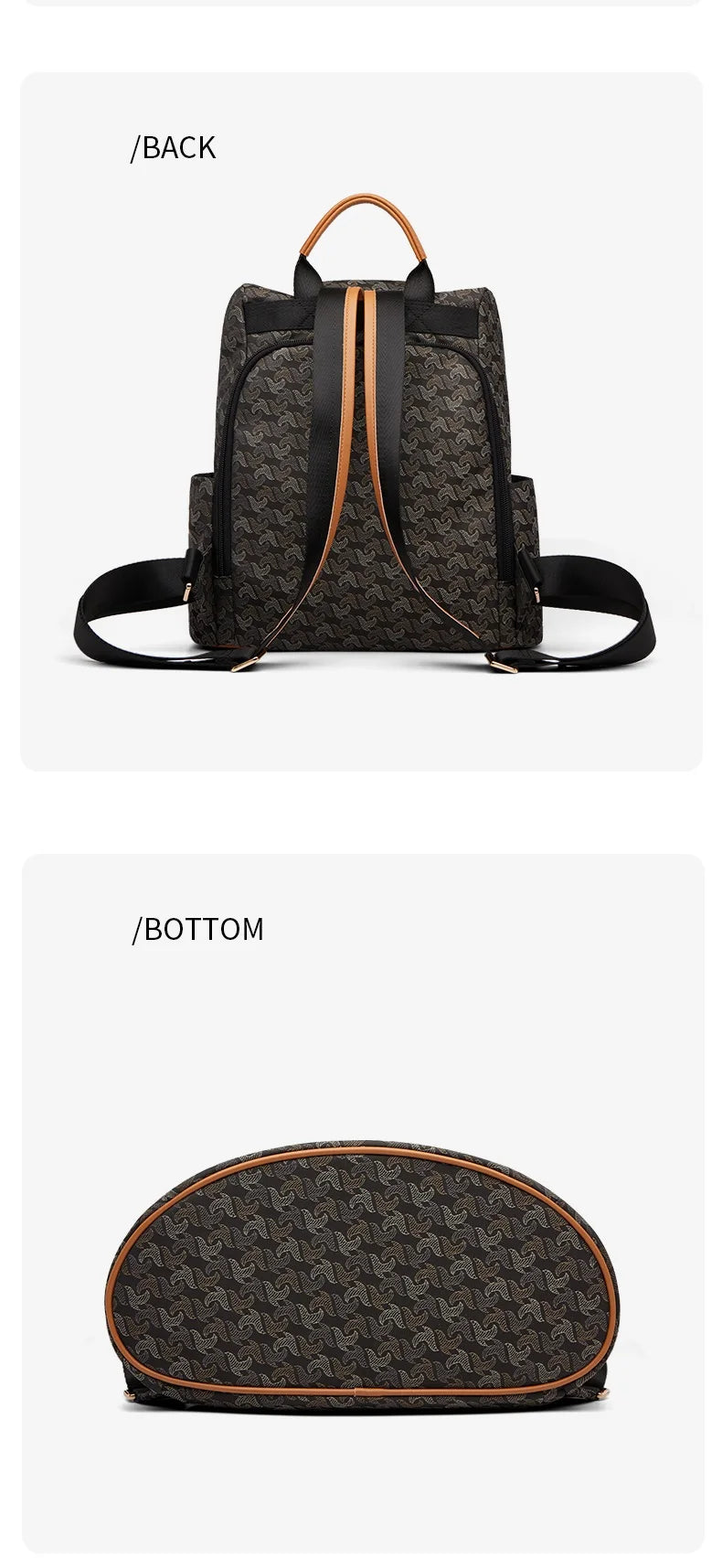 ZOOLER Nylon Embossed Backpack