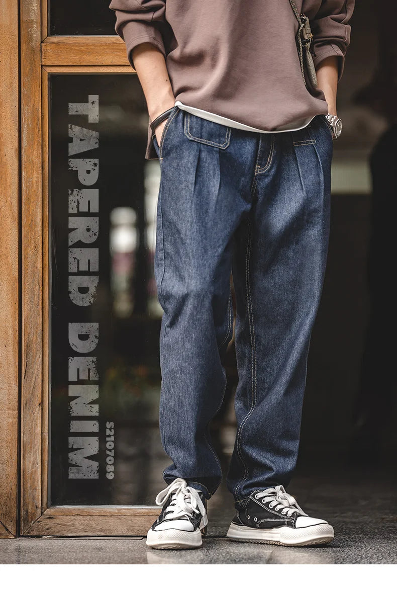 Maden Retro Denim Wash Baggy Men's Jeans