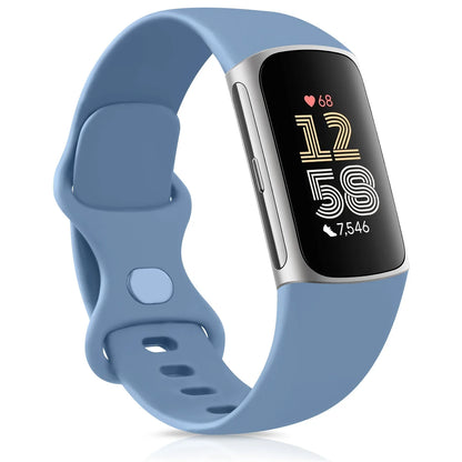 Silicone Sport Strap for the Fitbit Charge 5 Series (25 colours available) Habicare