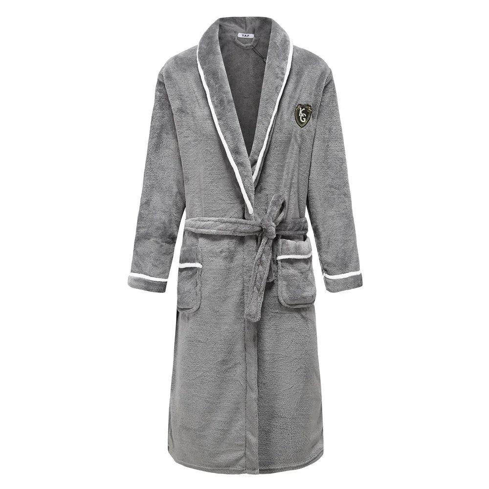 Men's Thick Flannel Robes - ShopHub