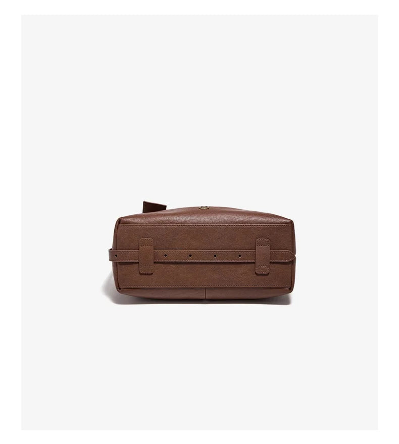 FOXER Genuine Leather Hobo Bag Lady Vintage Commuter Shoulder Bag Large Capacity Soft Leather Women Underarm Bag For Daily