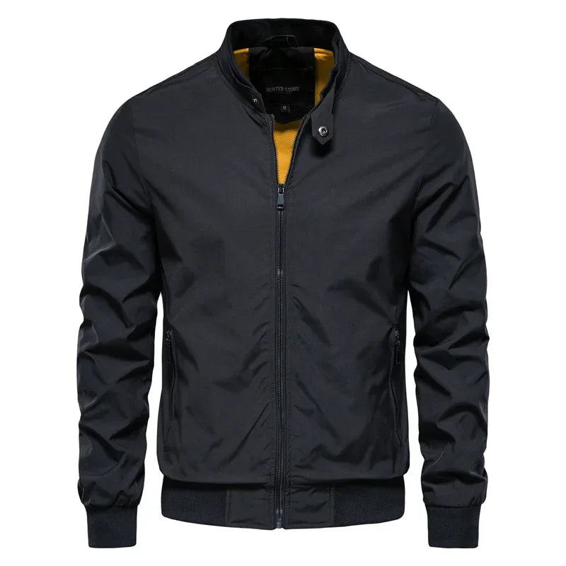 AIOPESON Solid Colour Baseball Jackets - ShopHub