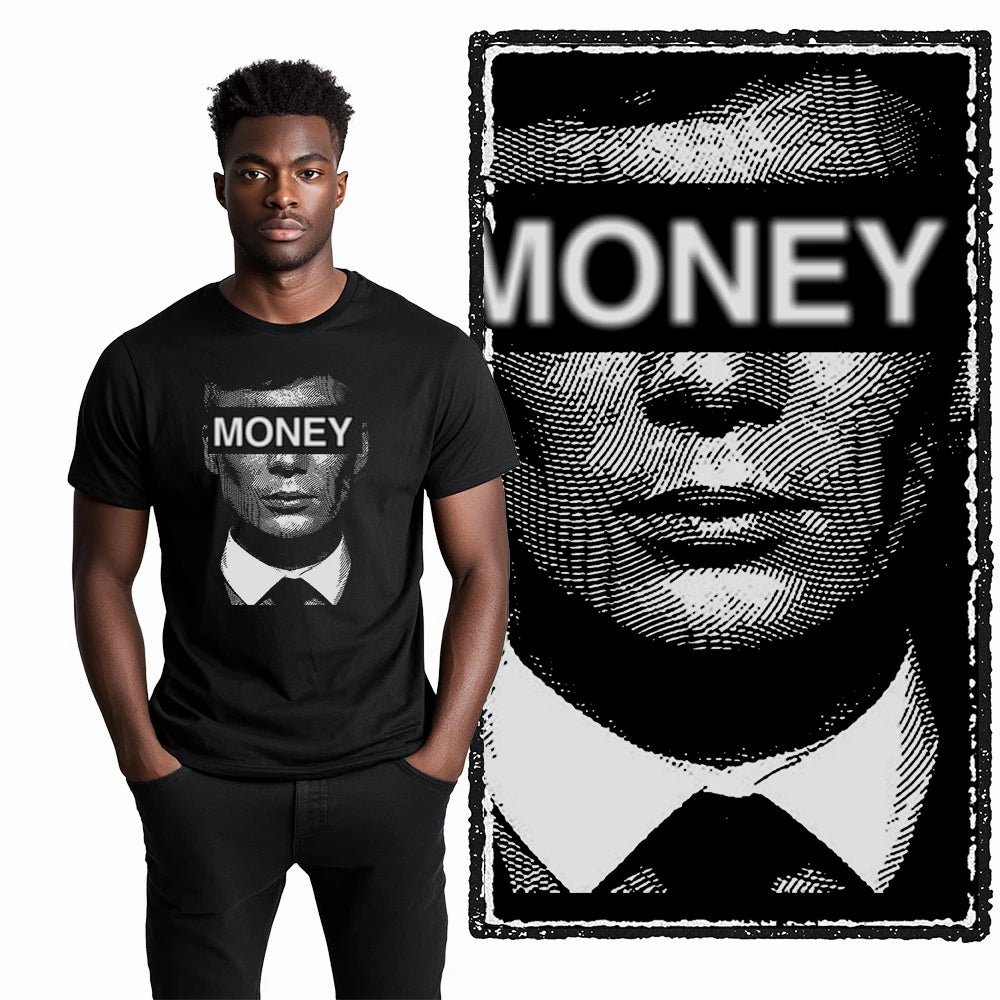 COOLMIND Unisex Money Graphic Cotton T-Shirt | Unisex