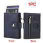Carbon Fiber Rfid Blocking Mens Credit Card Holder Airtag Wallet