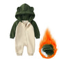 Kids Tales Little Bear Cotton-Blend Zip Baby Romper