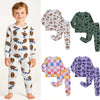 Kids Tales Dreamscape Bamboo-Blend Printed Zip Romper