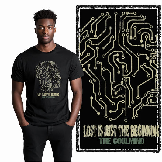 COOLMIND Unisex Circuit Mindset Graphic Cotton T-Shirt | Streetwear