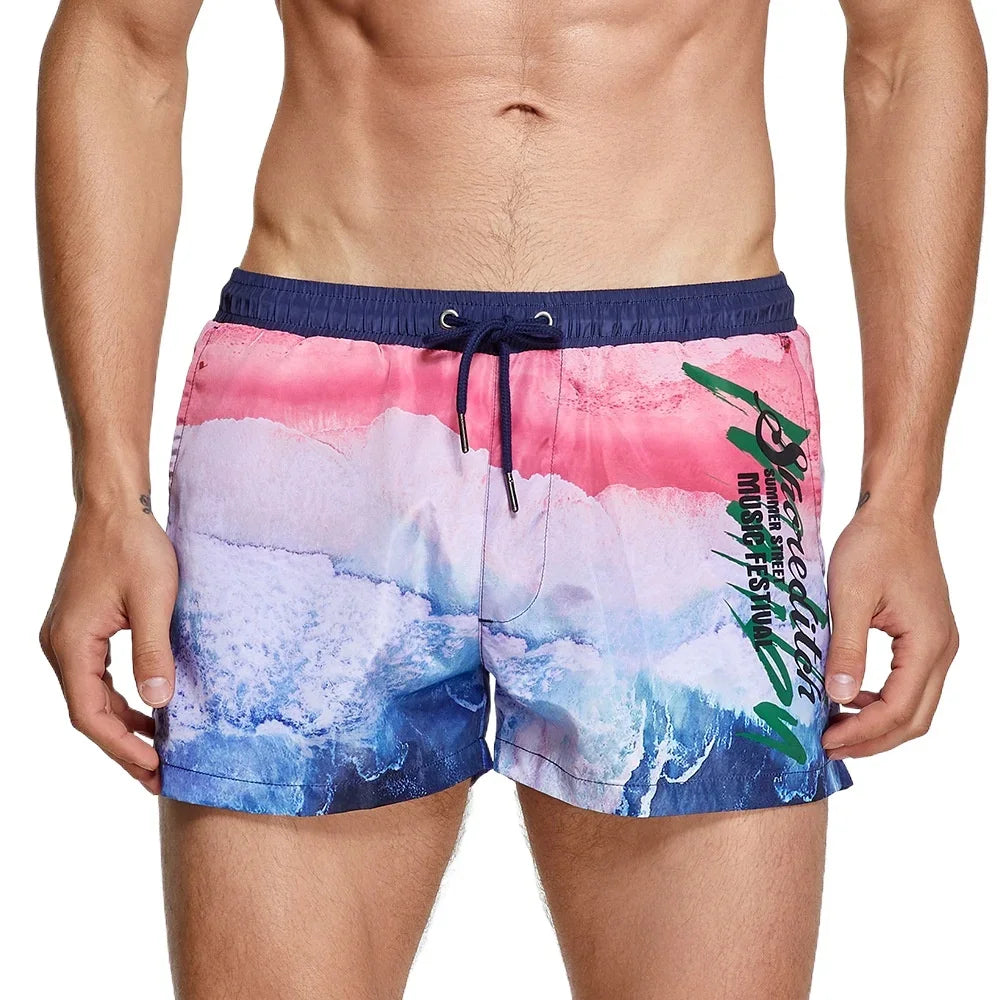 S69A Quick-Dry Swim Shorts with Mesh Liner