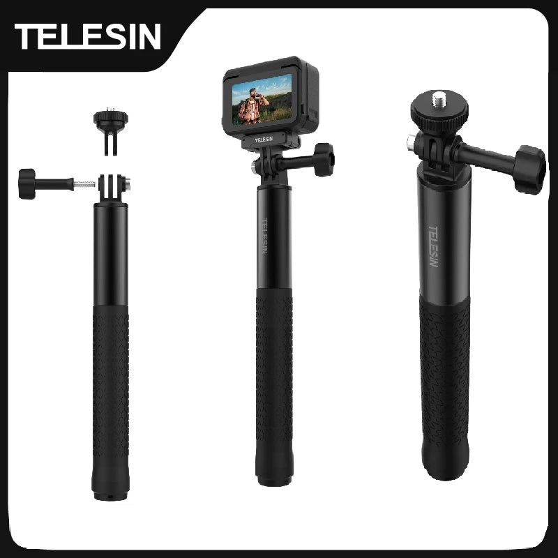 TELESIN Aluminum Selfie Stick Tripod