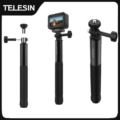 TELESIN Aluminum Selfie Stick Tripod