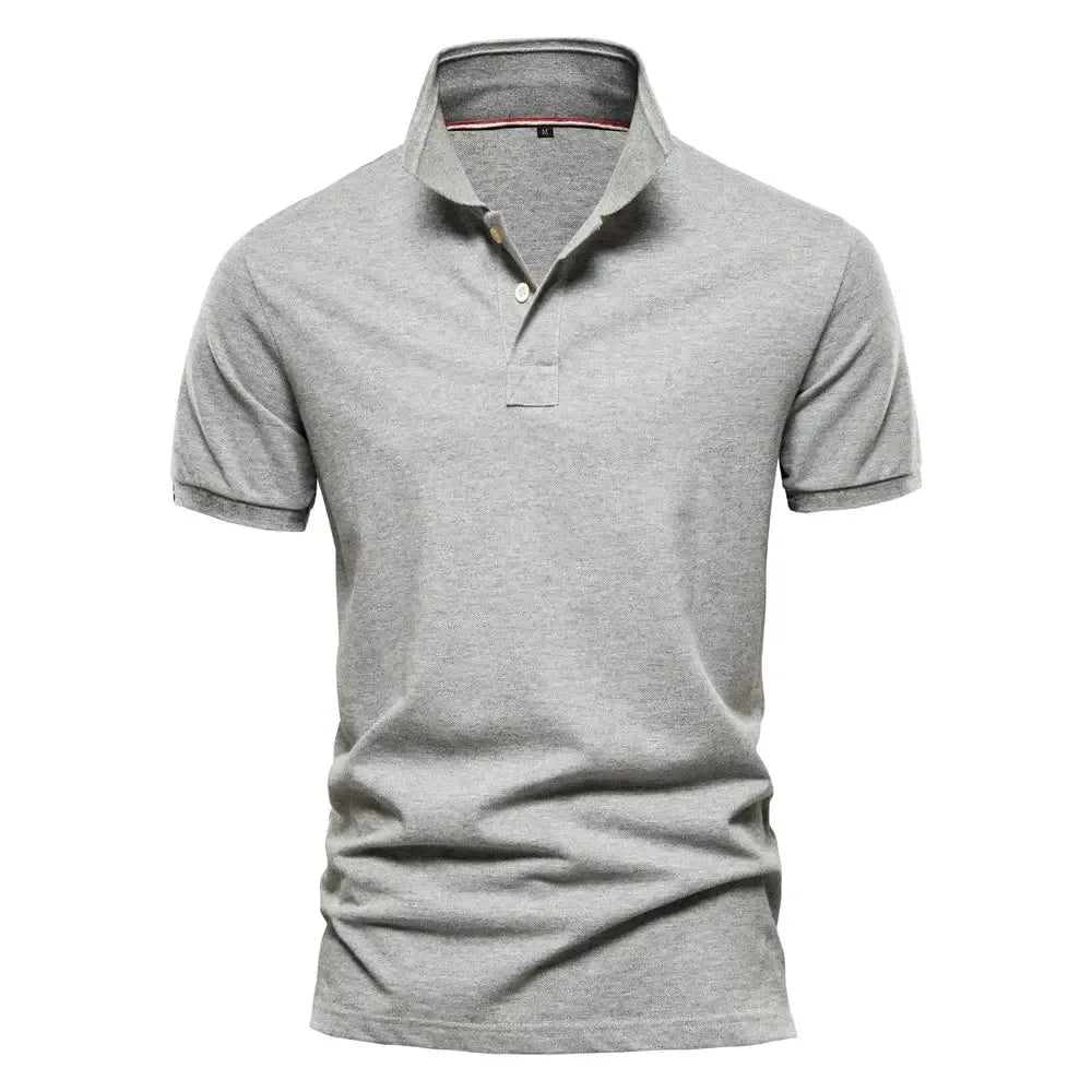 AIOPESON Men's Cotton Polos - ShopHub