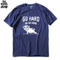COOLMIND PU0116A Go Home or Go Hard Pug Tee