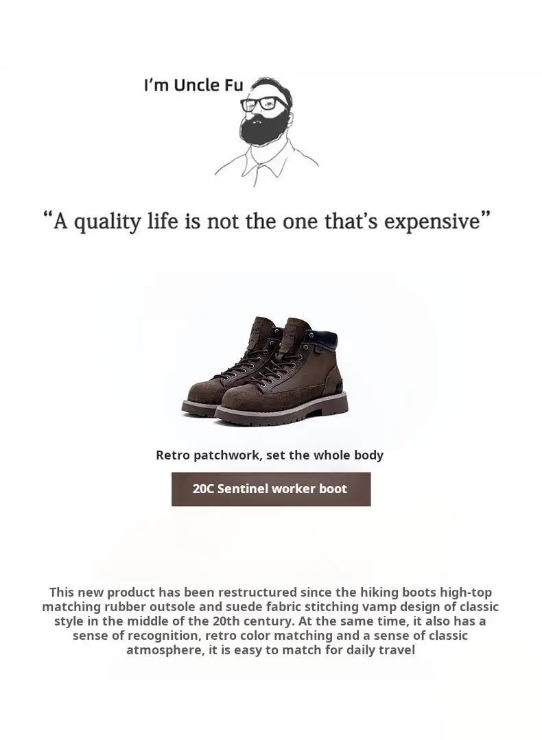 Maden Splice Suede Work Boots