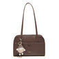 FOXER Female Shoulder Bag PU Leather Cross Body Bag 2026 New Fashion Messenger Bag Large Capacity Commute Daliy