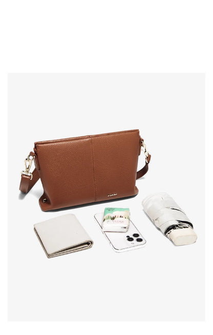 FOXER Lady's Shoulder Bag Cowhide Leather 2026 New Cross Body Bag Commute Work Handbag Casual Cellphone Purse