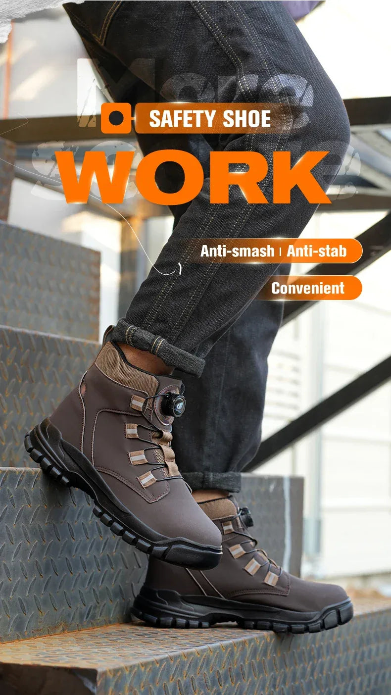 Men's Waterproof Safety Boots - ShopHub