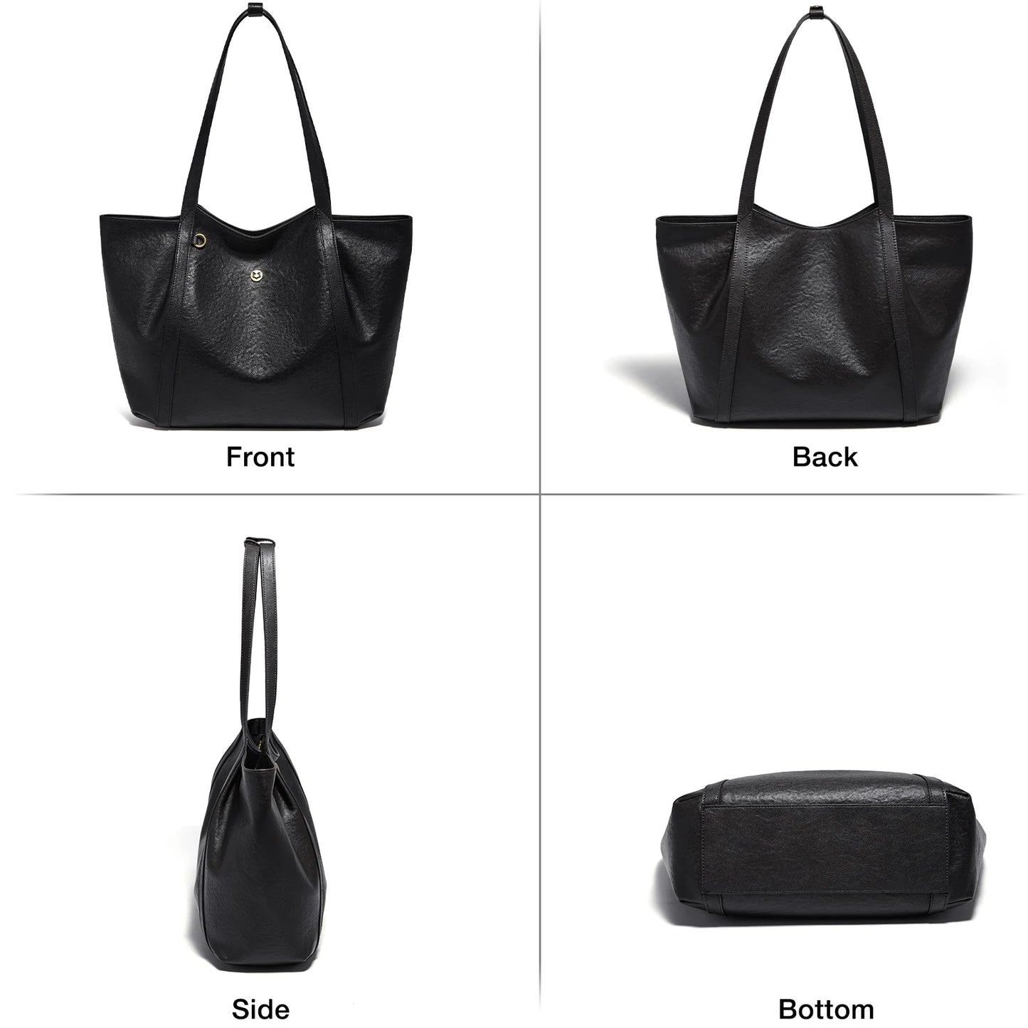 FOXER Women's Cow Leather Tote Shoulder Bag