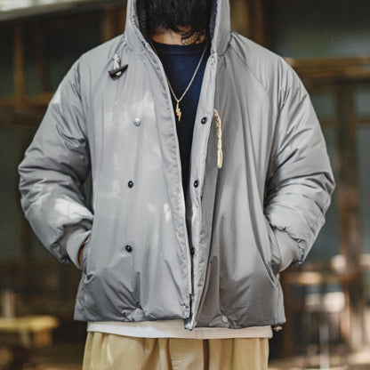 MADEN N-3B Hooded Padded Parka | Grey