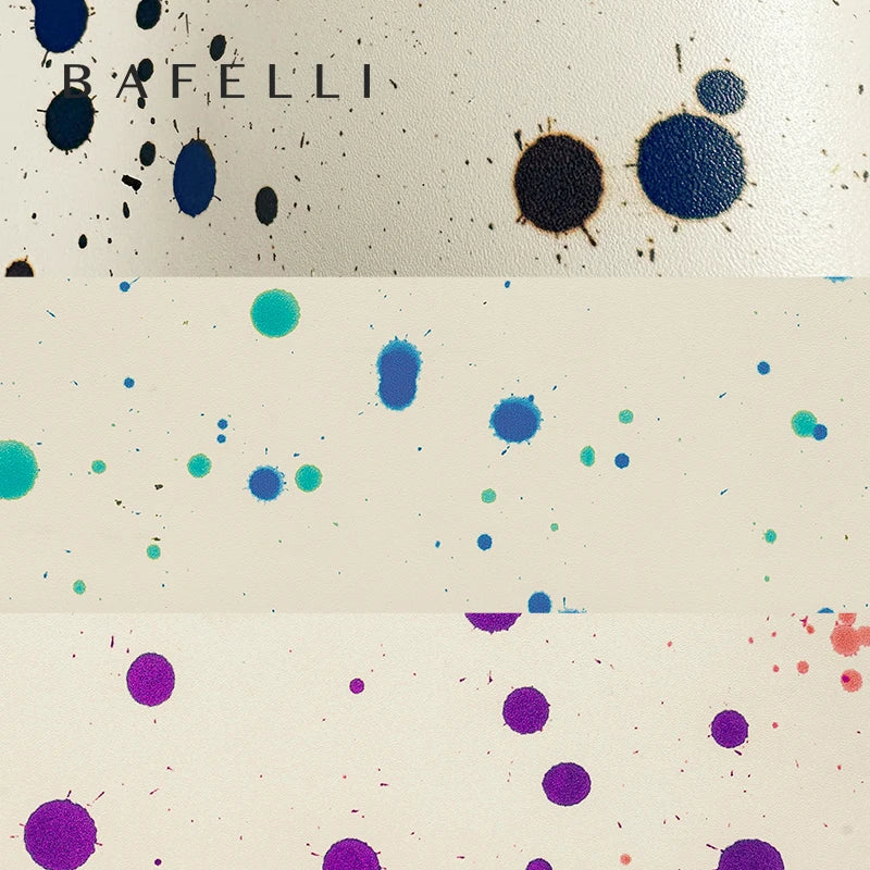 BAFELLI Floral Leather Flap Crossbody Bag