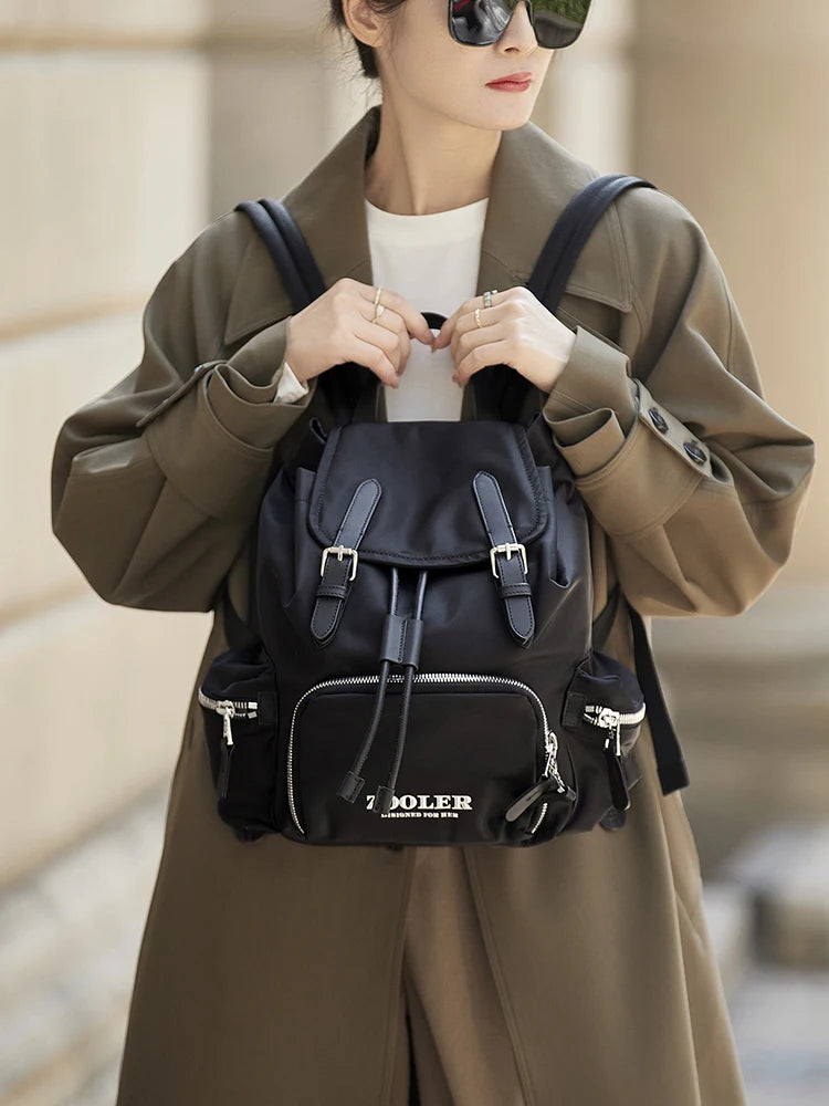 ZOOLER Oxford & Leather Backpack