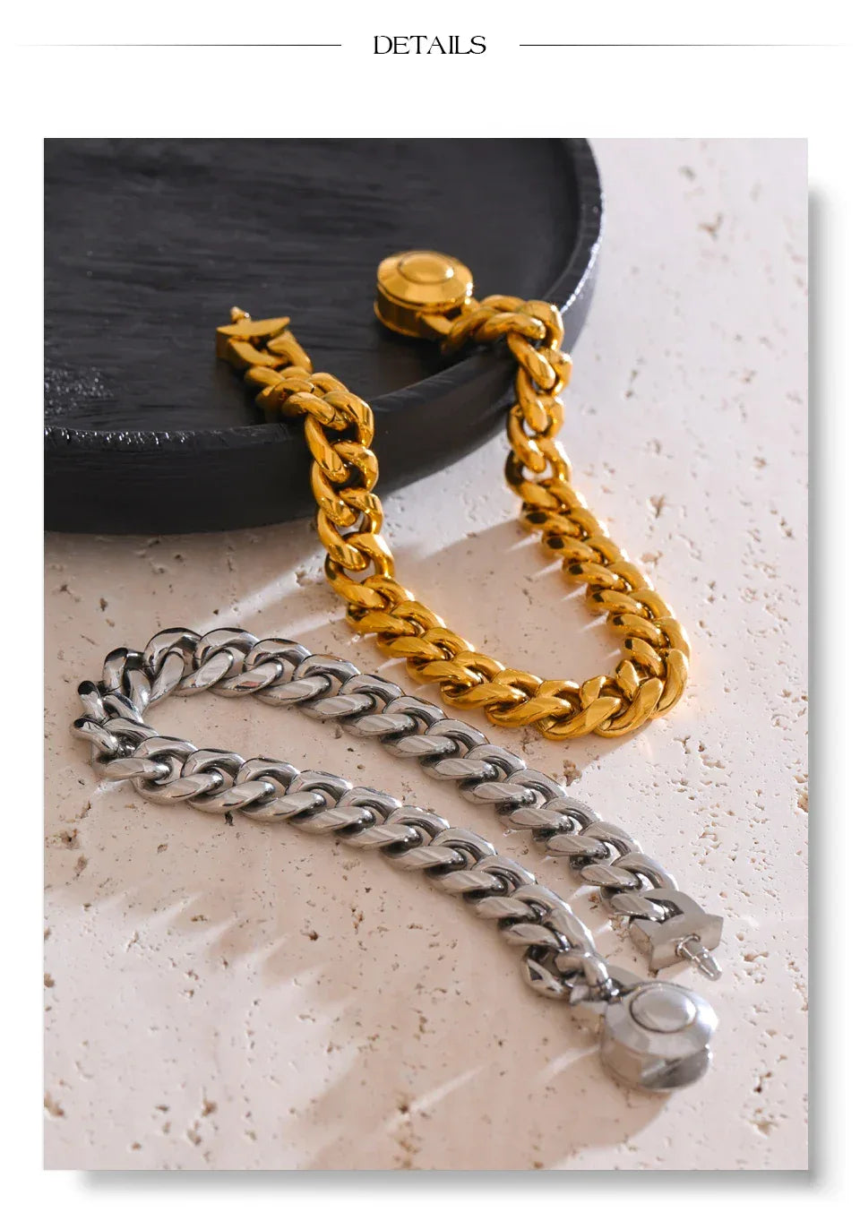 Hand Polished Stainless Steel Cuban Link Thick Bracelet - ShopHub