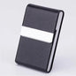 RFID Business Credit Card Holders Luxury Leather Men Wallets Metal Bank Cardholder Case Storage Visit Purses Minimalist Wallet