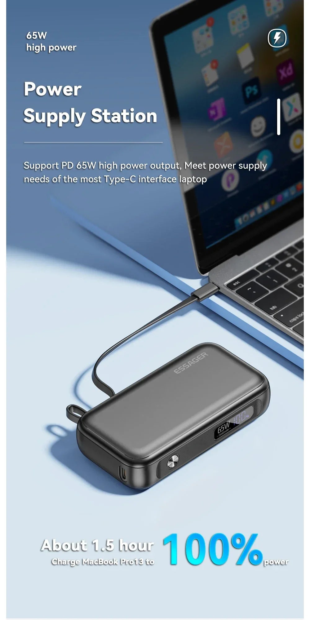 Essager 15000mAh Portable Power Bank - ShopHub