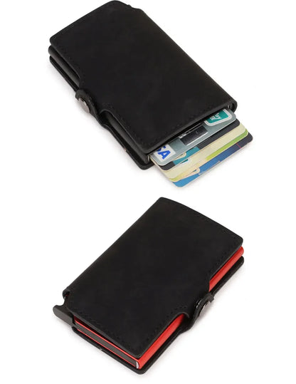 Slim Metal Business Card Holder with RFID Protection