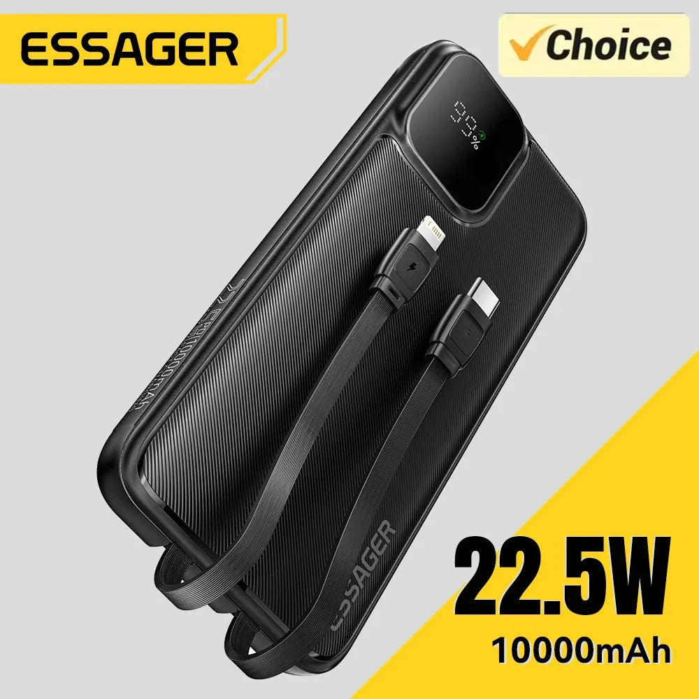Essager Dual Cable Power Bank - ShopHub