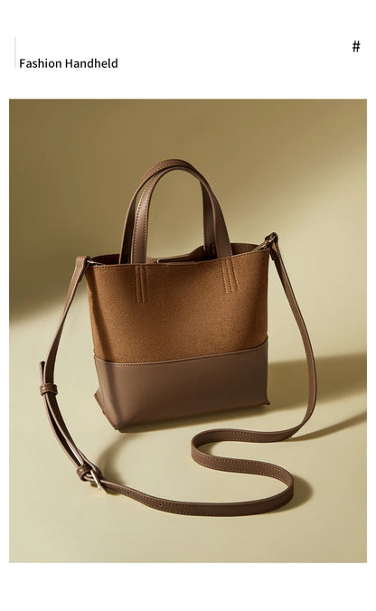 FOXER PU Leather Women's Handbag 2026 Stylish Retro Tote Bag Large Capacity Shoulder Bag for Daily Commute