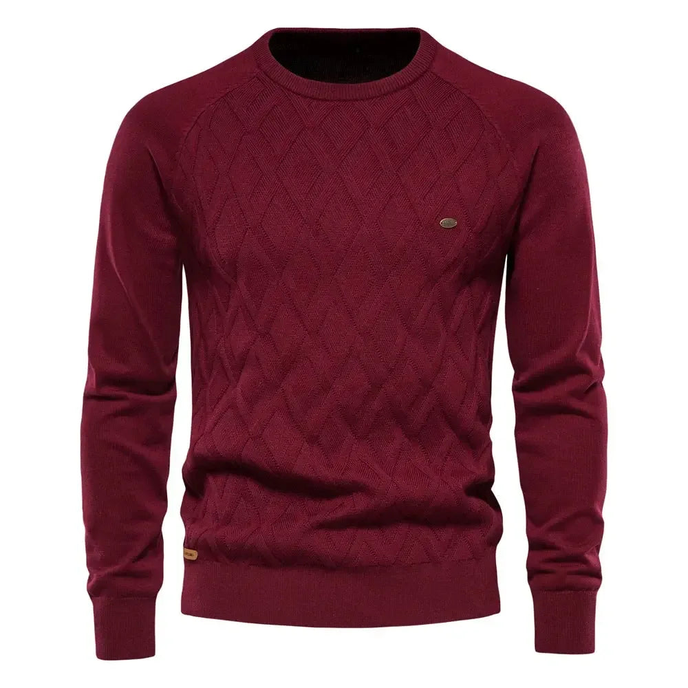 AIOPESON Argyle Basic Men Sweaters - ShopHub