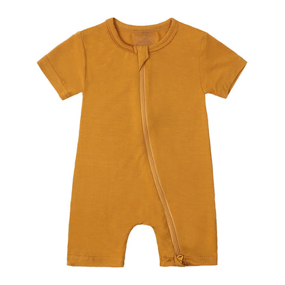 Kids Tales Little Breeze Bamboo-Blend Zip Baby Romper