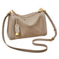 Women's Cowhide Leather Shoulder Bag Vintage Soft Messenger Handbag Fashion Crossbody Bags Female Underarm Bag DF900083S