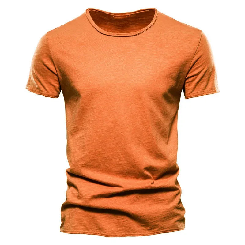 AIOPESON 100% Cotton Men's V-Neck T-Shirts - ShopHub