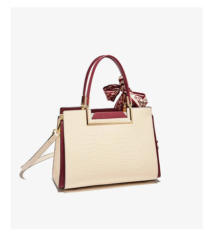 FOXER Luxury Leather Handbag — Premium Cowhide Craftsmanship
