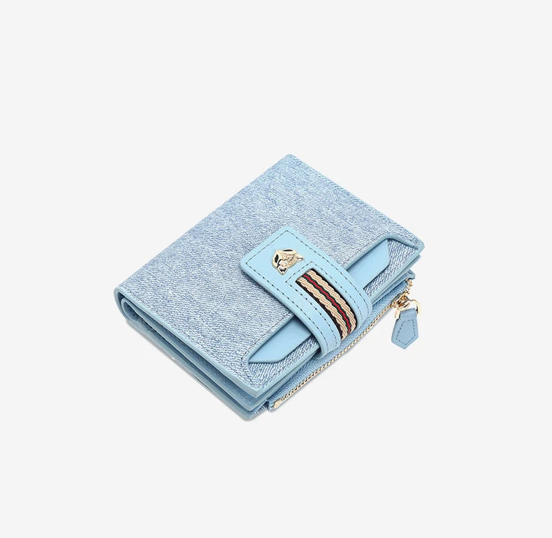 FOXER Synthetic Leather Short Wallet for Women