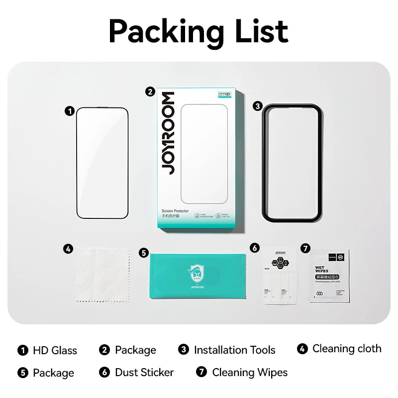 Joyroom Premium HD Tempered Glass Screen Protectors