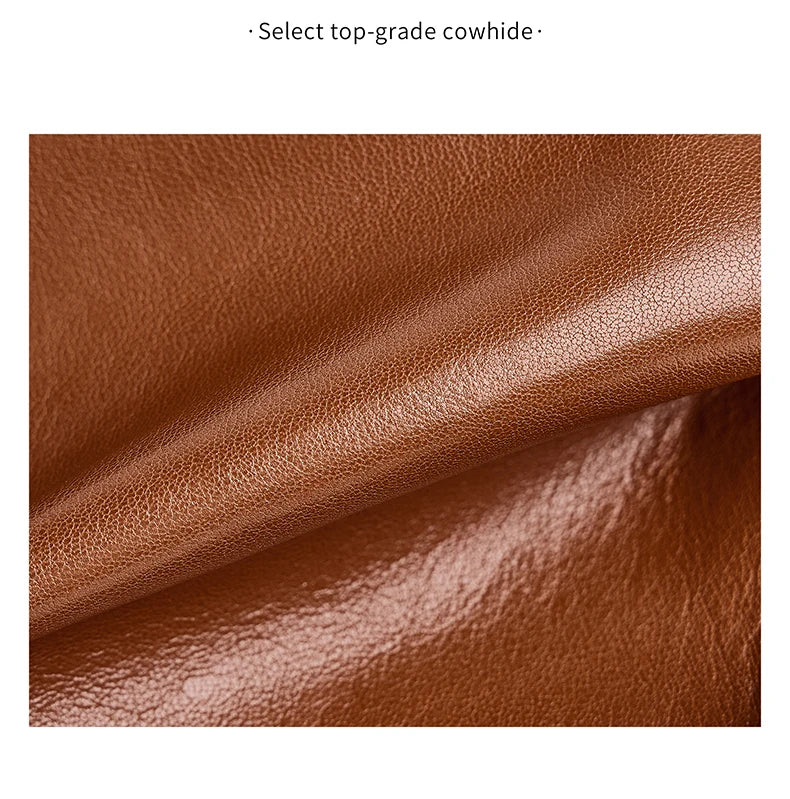 FOXER Genuine Leather Shoulder Bag