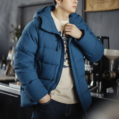 Maden Casual Men's 90% White Duck Down Jacket